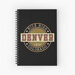 Art Denver Broncos Notebook