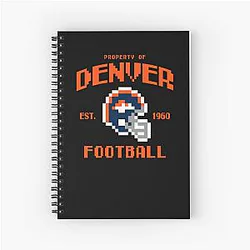 Art Denver Broncos Notebook