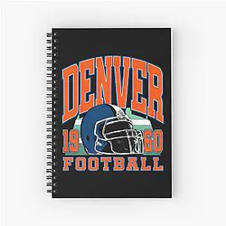 Art Denver Broncos Notebook