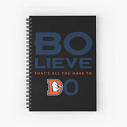 Art Denver Broncos Notebook