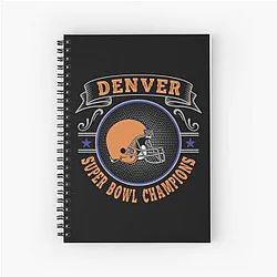 Art of the Denver Broncos Notebook