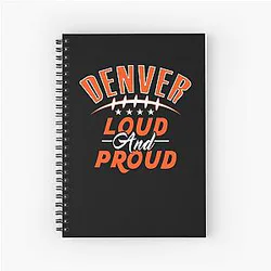 Art Denver Broncos Notebook