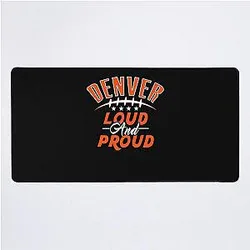 Art Denver Broncos Desk Mat