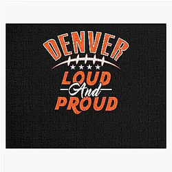 Art Denver Broncos Jigsaw Puzzle