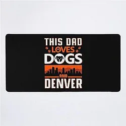 Art Denver Broncos Desk Mat