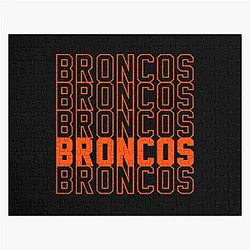 Art Denver Broncos Jigsaw Puzzle