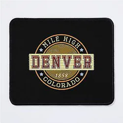 Art Denver Broncos Mouse Pad