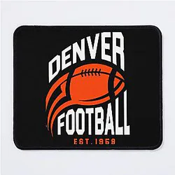 Art Denver Broncos Mouse Pad
