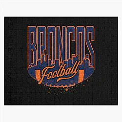 Art Denver Broncos Jigsaw Puzzle