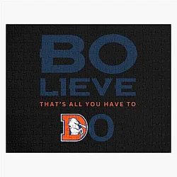 Art Denver Broncos Jigsaw Puzzle