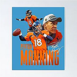 Peyton Manning Denver Broncos Poster