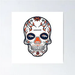 Denver Broncos Football Poster