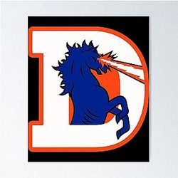 Art Denver Broncos Poster
