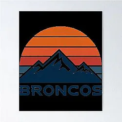 Art In Denver Broncos Poster