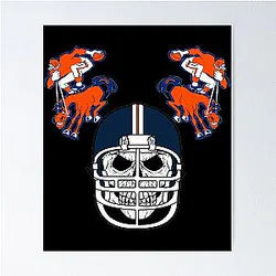 Art Denver Broncos Poster