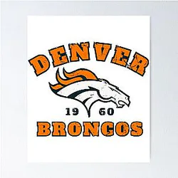Art Denver Broncos Poster