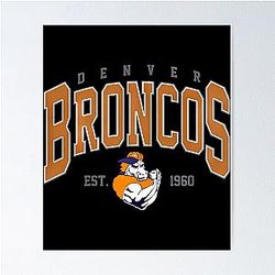 Art Denver Broncos Poster