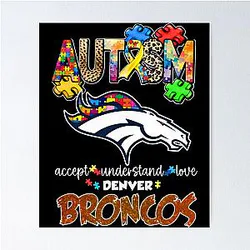Art Denver Broncos Poster