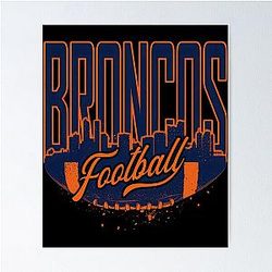 Art Denver Broncos Poster