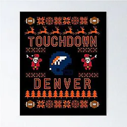 Art Denver Broncos Poster