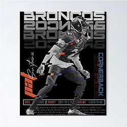 Art Denver Broncos Poster