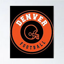 Art Denver Broncos Poster