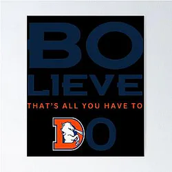Art Denver Broncos Poster