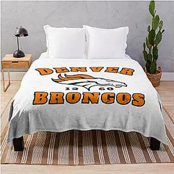 Art Denver Broncos Throw Blanket