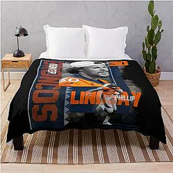 Art Denver Broncos Throw Blanket