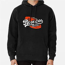 Art Denver Broncos Pullover Hoodie