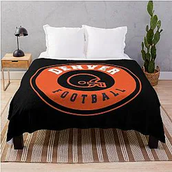 Art Denver Broncos Throw Blanket