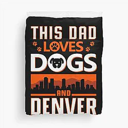 Art Denver Broncos Duvet Cover