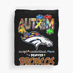Art Denver Broncos Duvet Cover