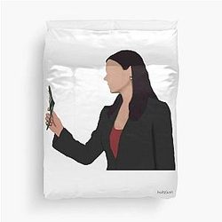Criminal Minds, Spencer Reid, Emily Prentiss, Derek Morgan, Aaron Hotchner, David Rossi, Penelope Garcia Duvet Cover