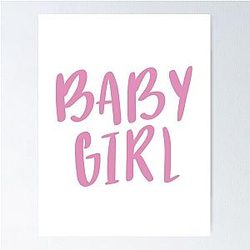 Baby girl Derek Morgan sticker poster