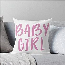 Baby Girl Derek Morgan Throw Pillow