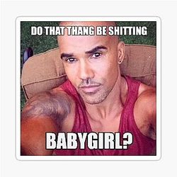 Shemar Moore Derek Morgan Sticker