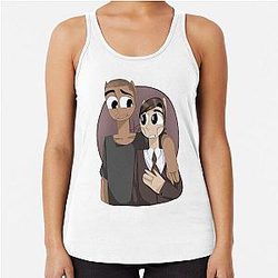 Spencer Reid and Derek Morgan Criminal Minds Racerback Tank Top