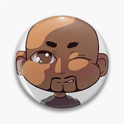 Cut Chibi Derek Morgan Criminal Minds Pin