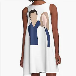 Meredith and Derek A-Line Dress