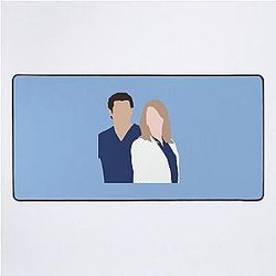 Meredith and Derek Desk Mat