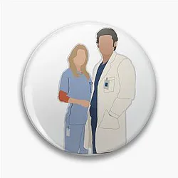 Meredith and Derek Personal and Private Pin