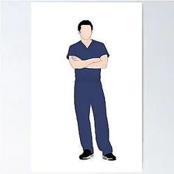 Derek Shepherd Grey's Anatomy Poster