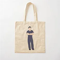 Derek Shepherd Grey's Anatomy Cotton Tote Bag