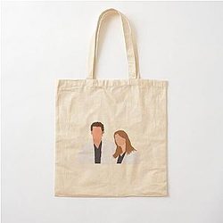 Meredith and Derek Cotton Tote Bag