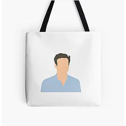 Derek on beach All Over Print Tote Bag