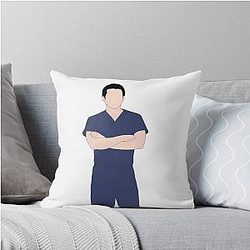 Derek Shepherd Grey's Anatomy Throw Pillow