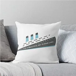 Derek Shepherd Quote Throw Pillow