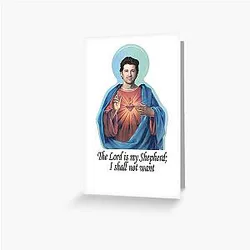 Derek Jesus Shepherd Greeting Card
