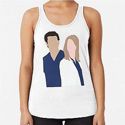 Meredith and Derek Racerback Tank